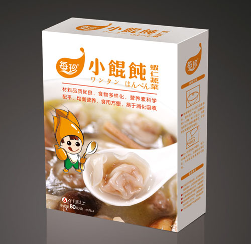 每珍蝦仁蔬菜小餛飩