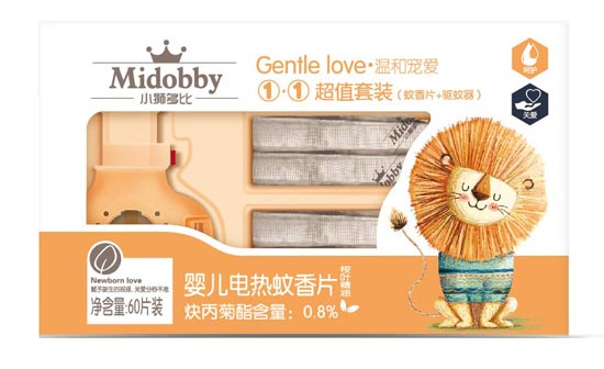 小獅多比嬰兒電熱蚊香片-桉葉精油